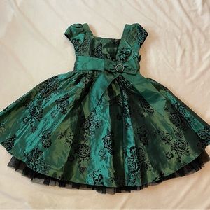 Jona Michelle Green holiday dress